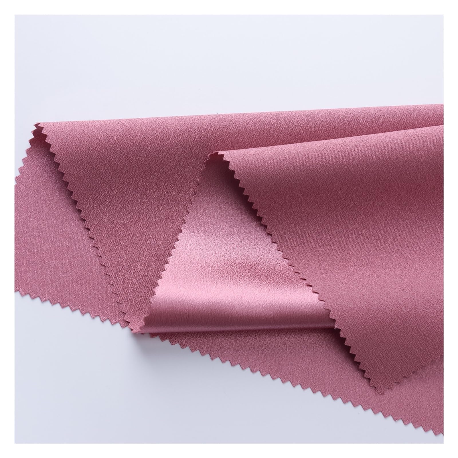 Tela satinada de 5/10 m, crepé brillante, sedosa, material para coser vestidos de novia, boda, negro, blanco, verde, rosa, rojo, gris, por metros (88,150 cm x 10 m)