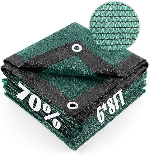 Miniatura 120 de Cool Area 55% Tela de Sombra Solar con Malla, Lona con Ojales para Cubierta de Plantas 2x5m, Toldo para Patio, Jardín, Pérgola, Invernadero, Negro