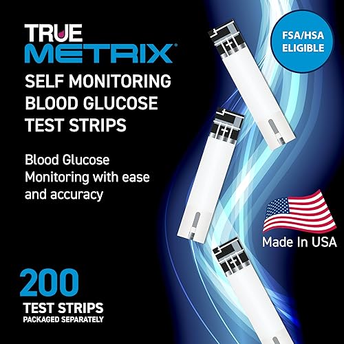 Miniatura 2 de TRUE METRIX Tiras de prueba de glucosa en sangre 100 unidades - 2 paquetes (200 tiras de prueba)