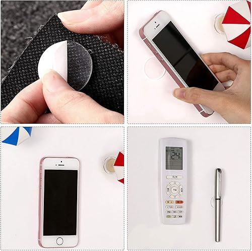 Miniatura 6 de 100 piezas de parachoques de vidrio para mesa, adhesivos transparentes, antideslizantes, almohadillas redondas de goma autoadhesivas para espaciador