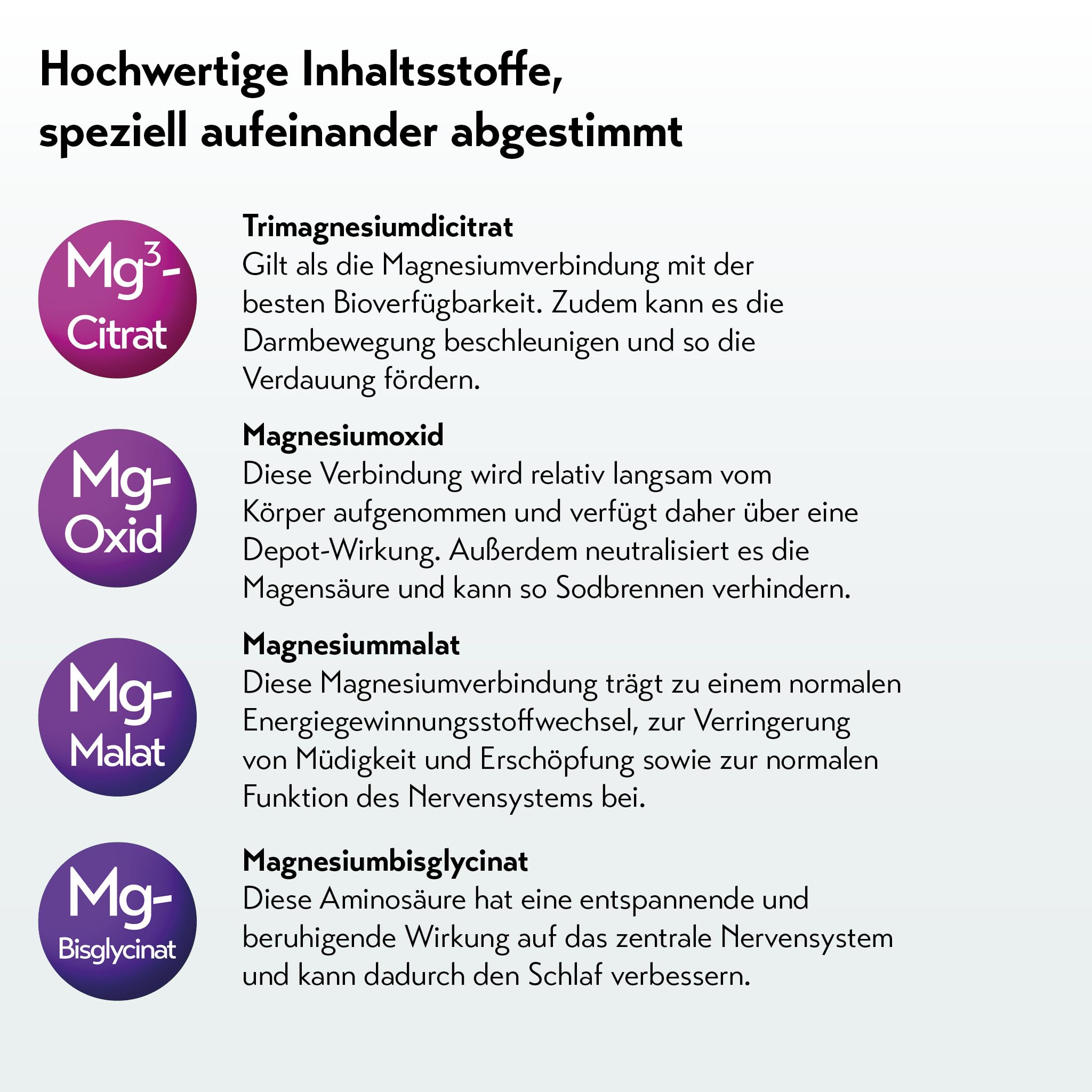 pureSGP Magnesium Komplex - 400 mg reines Premium Magnesium aus 4 hochwertigen Magnesiumformen. Hohe Bioverfügbarkeit. Labor geprüft, hochdosiert. Vegan (2er (120 Stück))