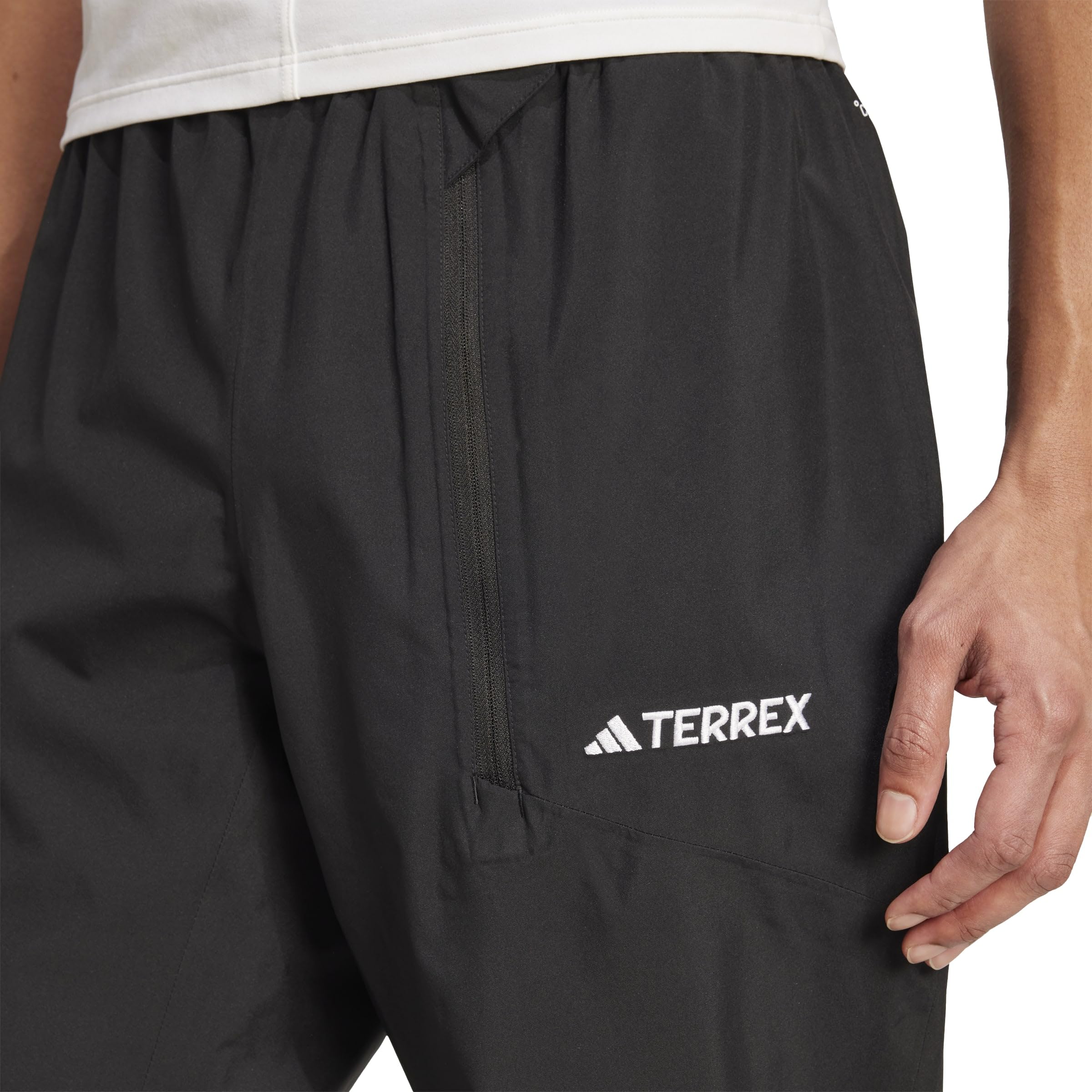 adidas Herren Terrex Multi Climaproof 2 Layer Rain 2.0 Pants, Black, M