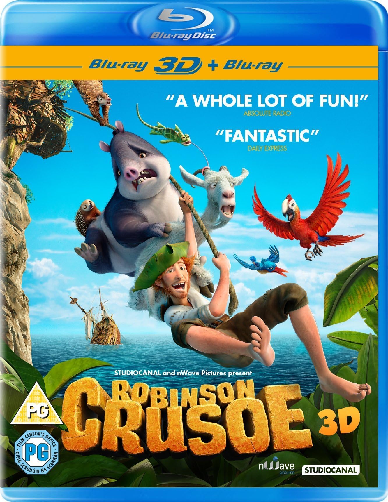 Robinson Crusoe 3D [Blu-ray] [Region B]