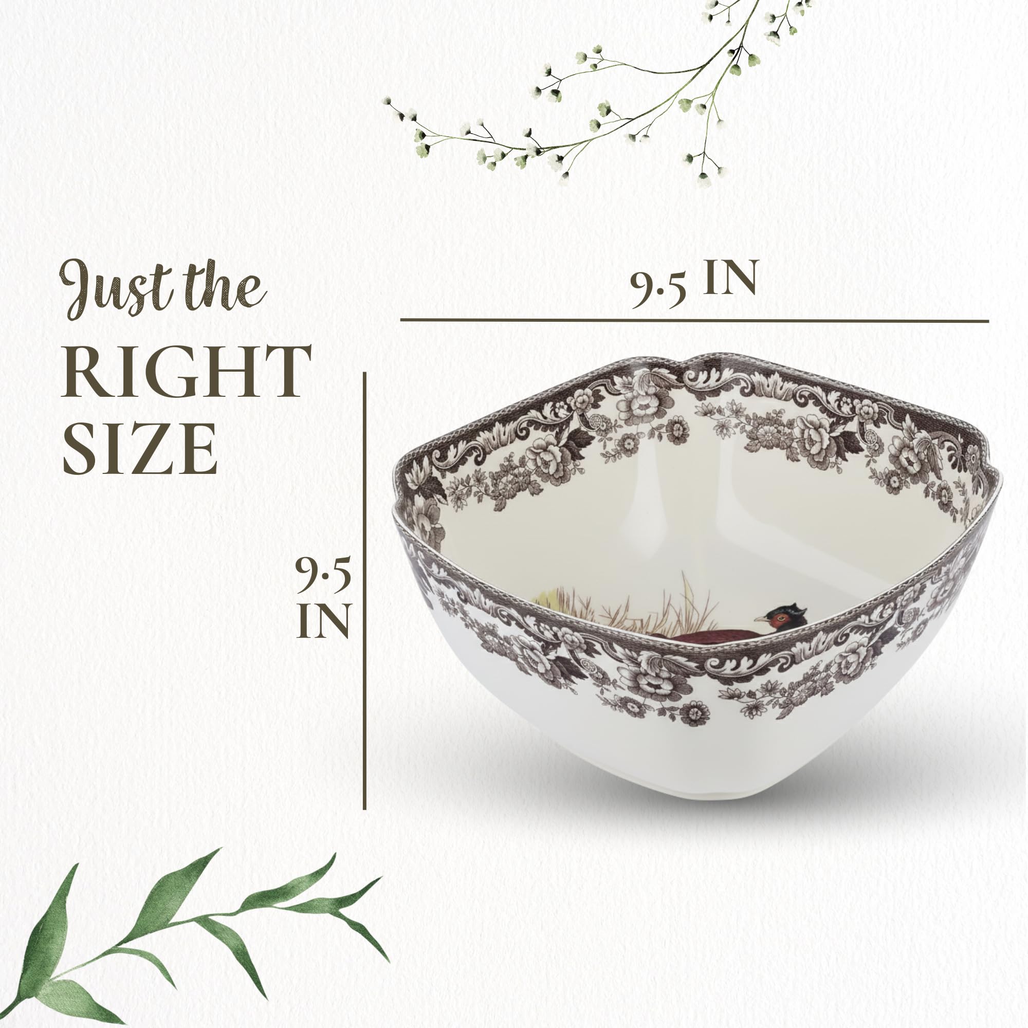Amazon.co.jp: Spode スクエア サービングボウル マルチ : Home & Kitchen