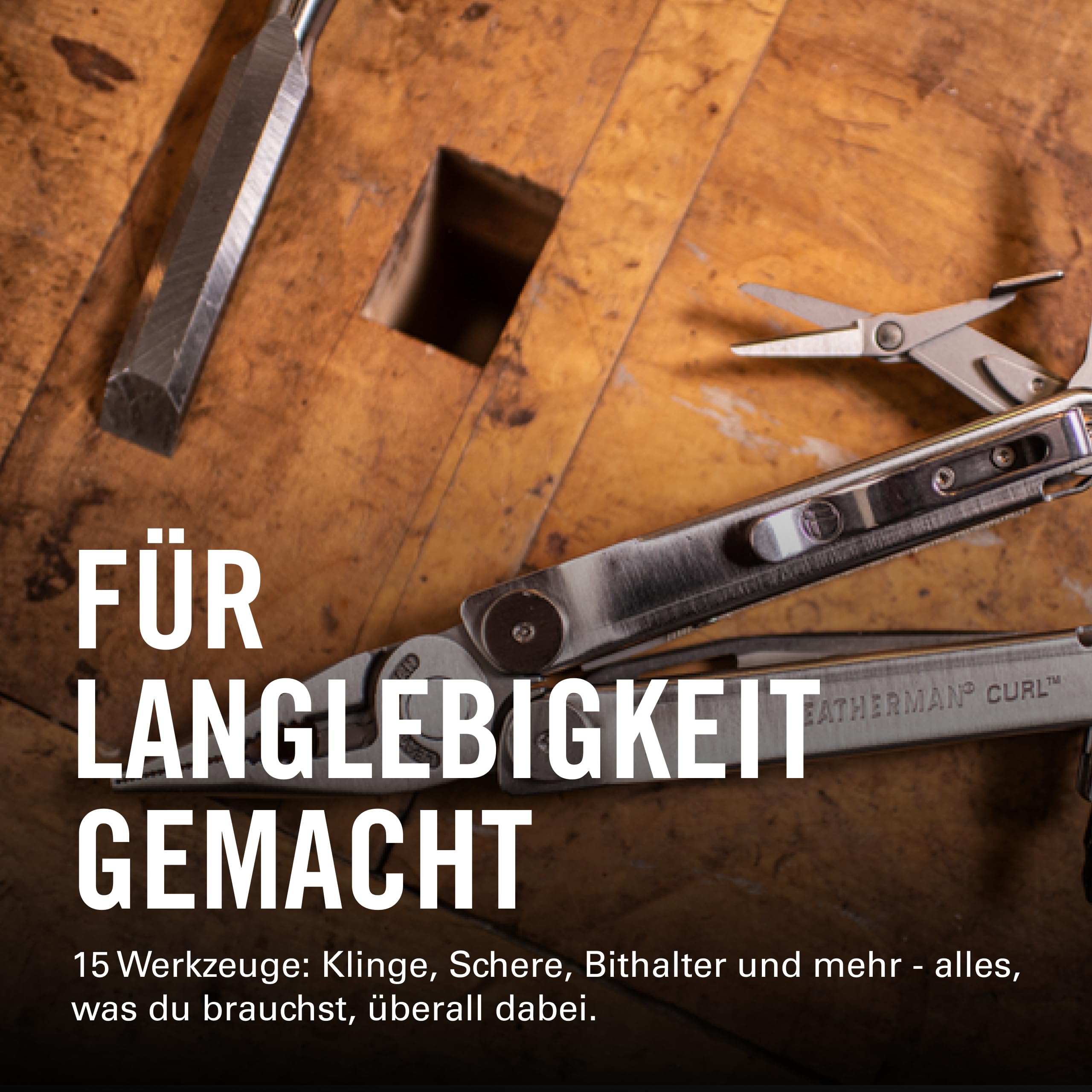 Leatherman Curl Multi-Tool, Edelstahl