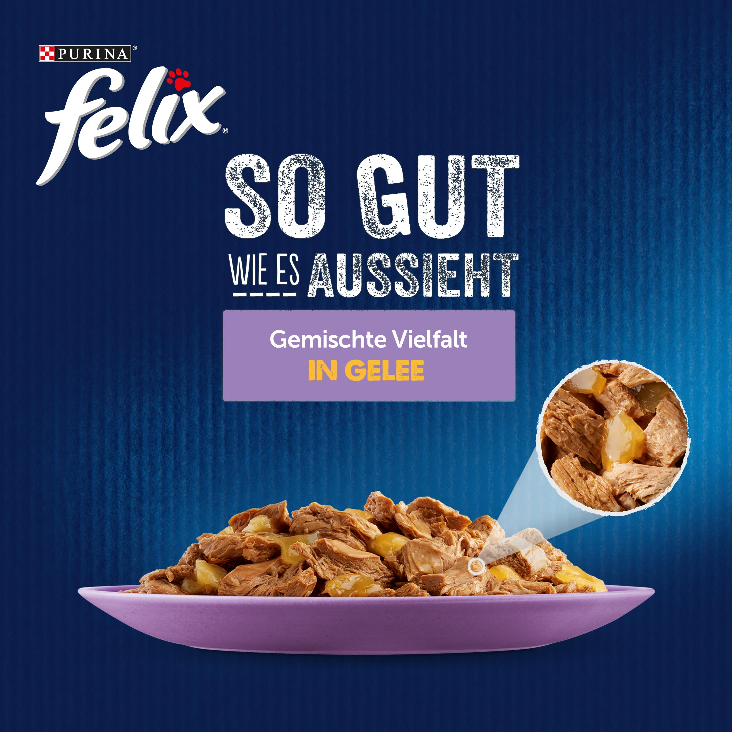 Felix Aussi Bon qu'il en a l'air Nourriture Humide pour Chat