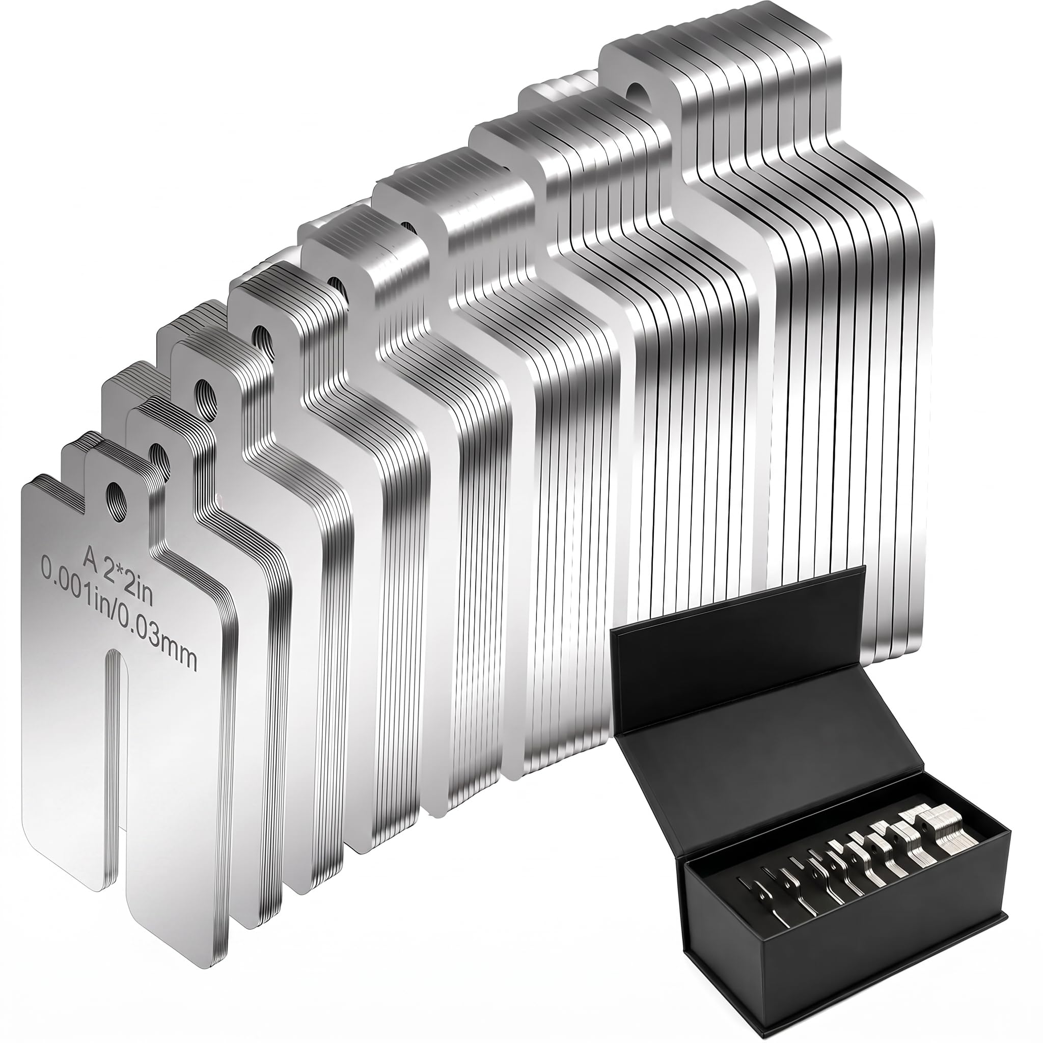 304 Stainless Steel Shim Kit - 60 Piece -9