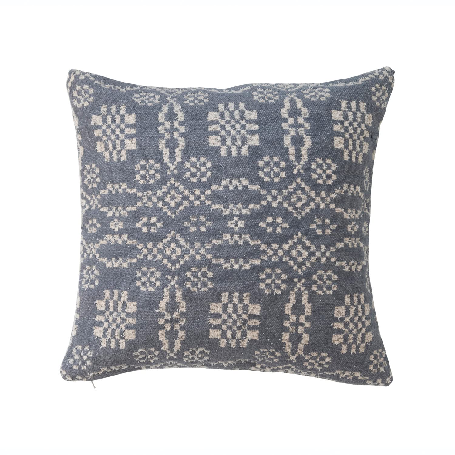 Creative Co-Op Woven Cotton Jacquard Pillow, 20