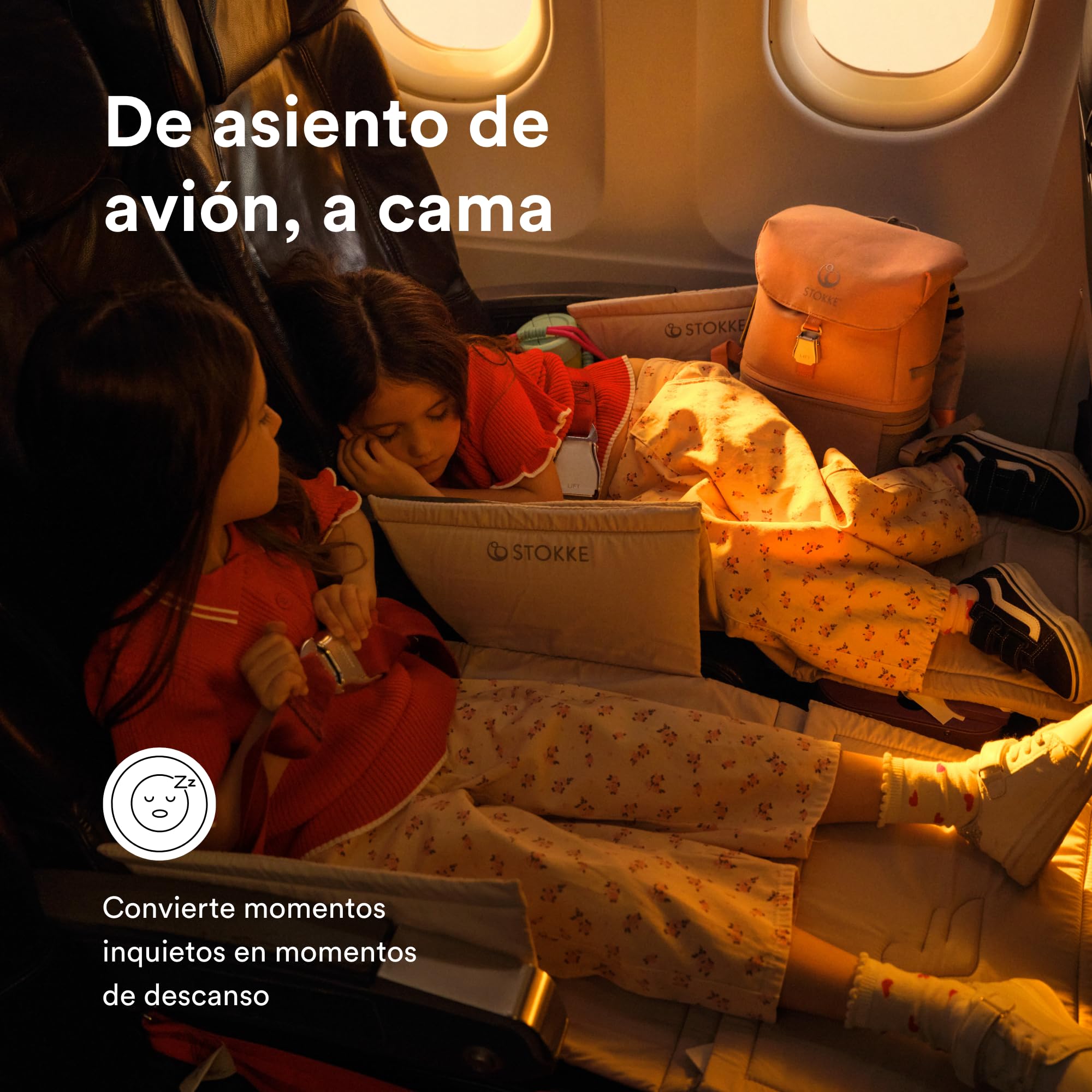 Stokke JetKids Pack de Viaje - Incluye Maleta Montable BedBox y Mochila - Ideal para Niños de 2 a 7 Años (hasta 35 kg)