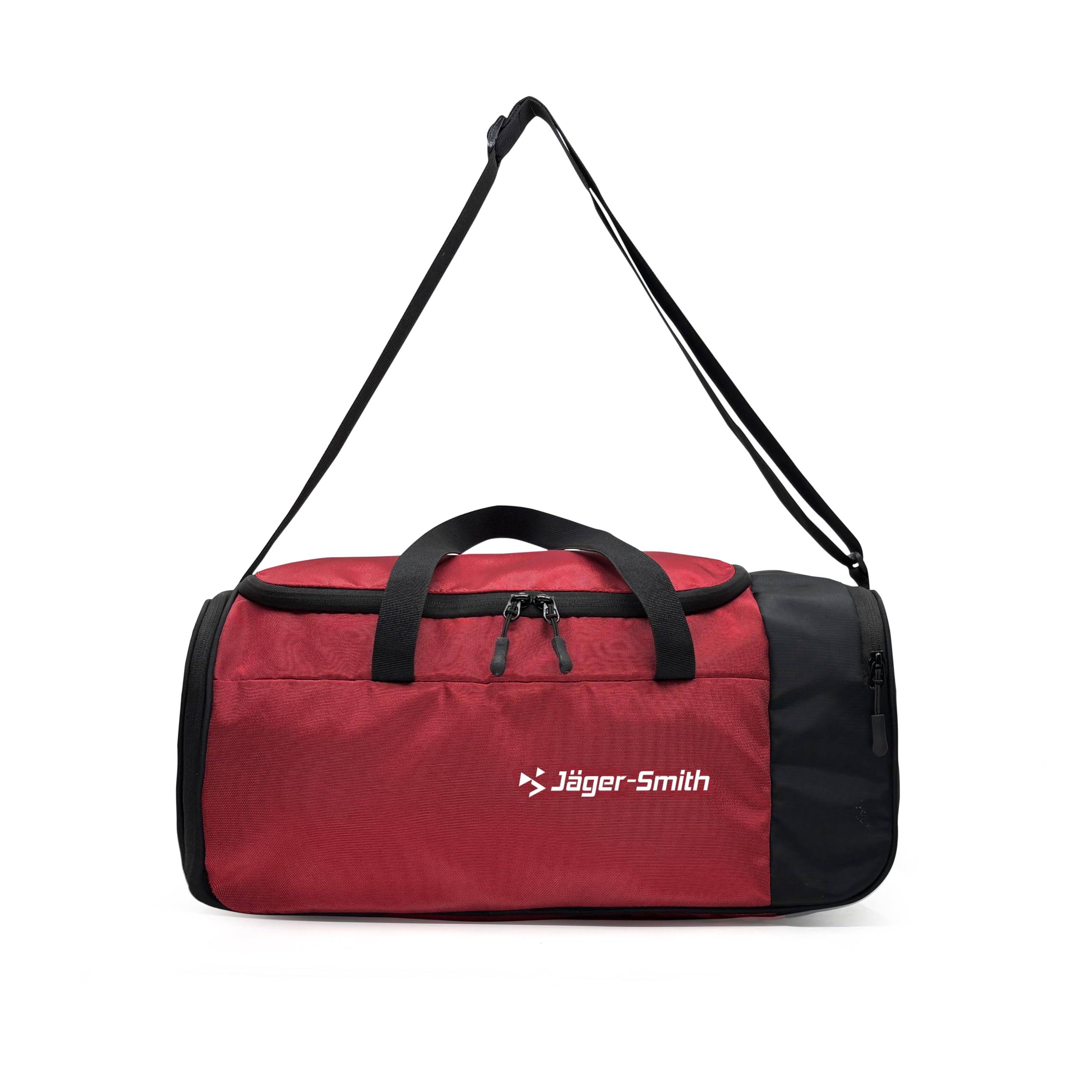 Jager-Smith JSGB601(Black,Red) Unisex Gym Bag with Shoe Compartment-image-18