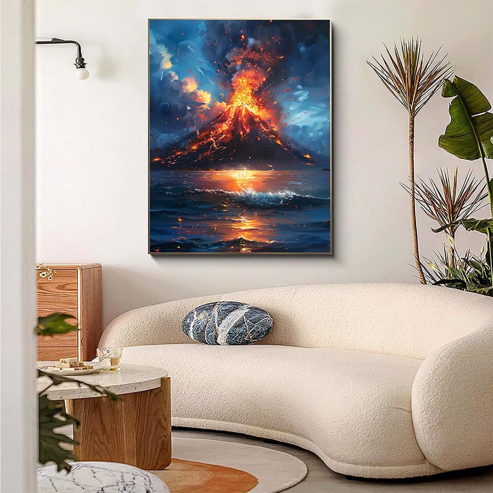 Amazon.com: Volcano Paint by Numbers Kit for Adults Beginner