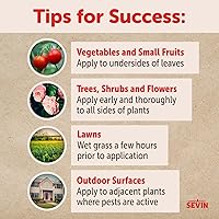 Vista 6 de Sevin 100547234 Asesino de insectos listo para usar 1 galón, etiqueta blanca