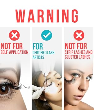 STACY LASH Lightning Speed Eyelash Extension Glue 5ml /0.17 fl.oz / 0.3 Sec Dry/Retention 6-8 Weeks/Extra Strong Black Adhesive/Lash Tech Supplies