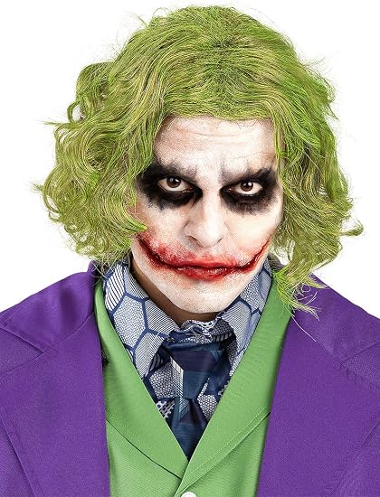 Funidelia | Parrucca Joker da - Il Cavaliere Oscuro Ufficiale per Uomo ▷  Supereroi, DC Comics, Cattivi, Accessorio per Costume : Amazon.it:  Abbigliamento