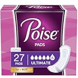 Incontinence Pads for Women&comma; Ultimate Absorbency&comma; Long&comma; Original Design&comma; 108 Count &lpar;4 Packs of 27&rpar;