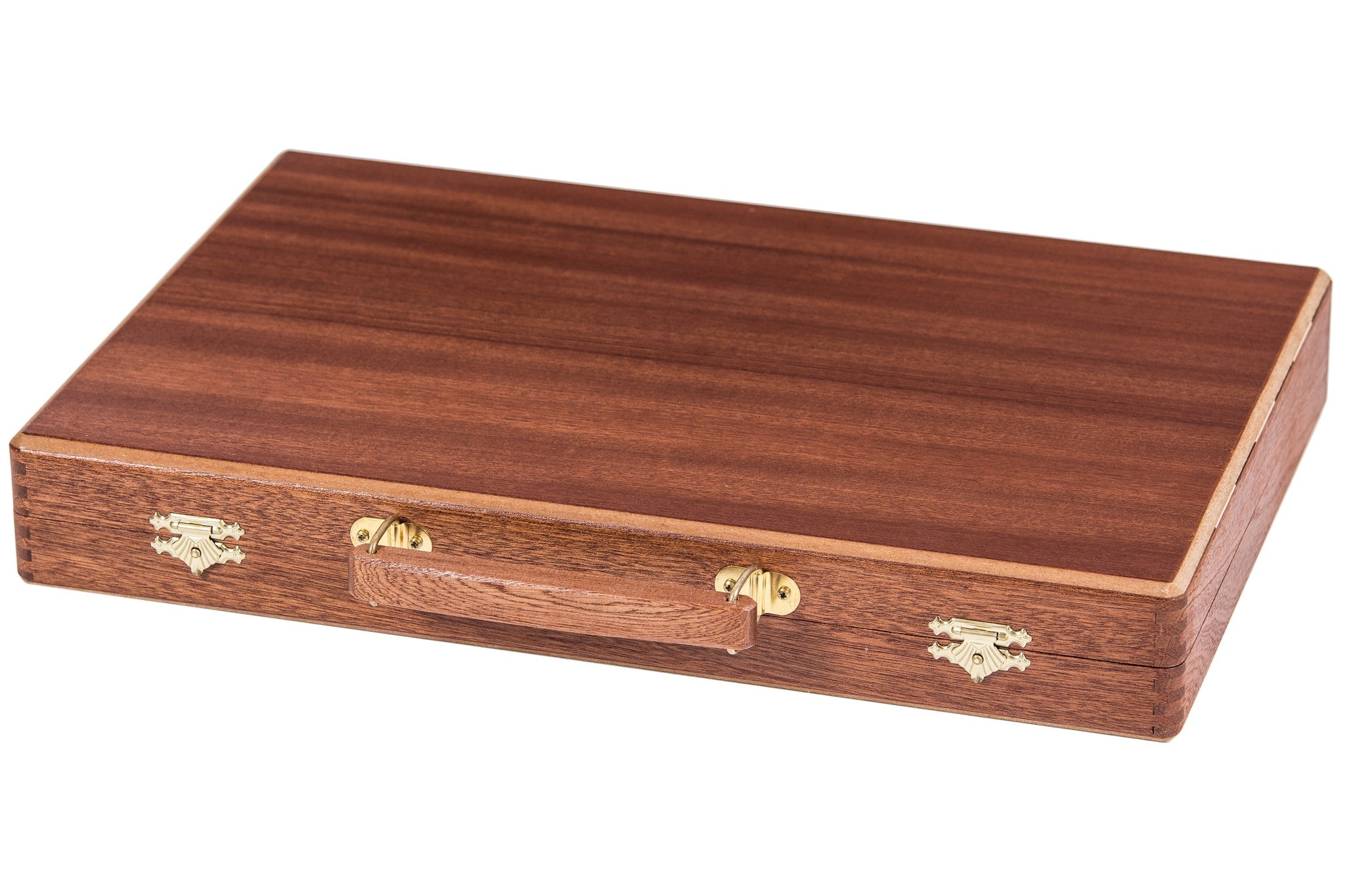 Square - Backgammon de Madera Exclusive - 38 cm - Caoba - Incrustación