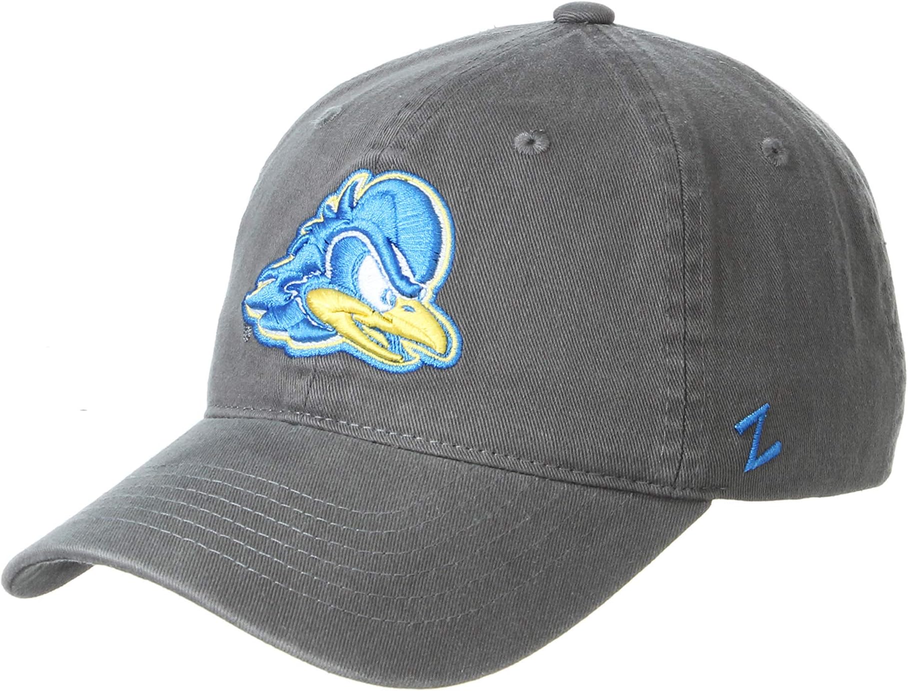 NCAA Delaware Fightin' Blue Hens Mens Adjustable Scholarship Hat Charcoal, Delaware Fightin' Blue Hens Charcoal, Adjustable, One size