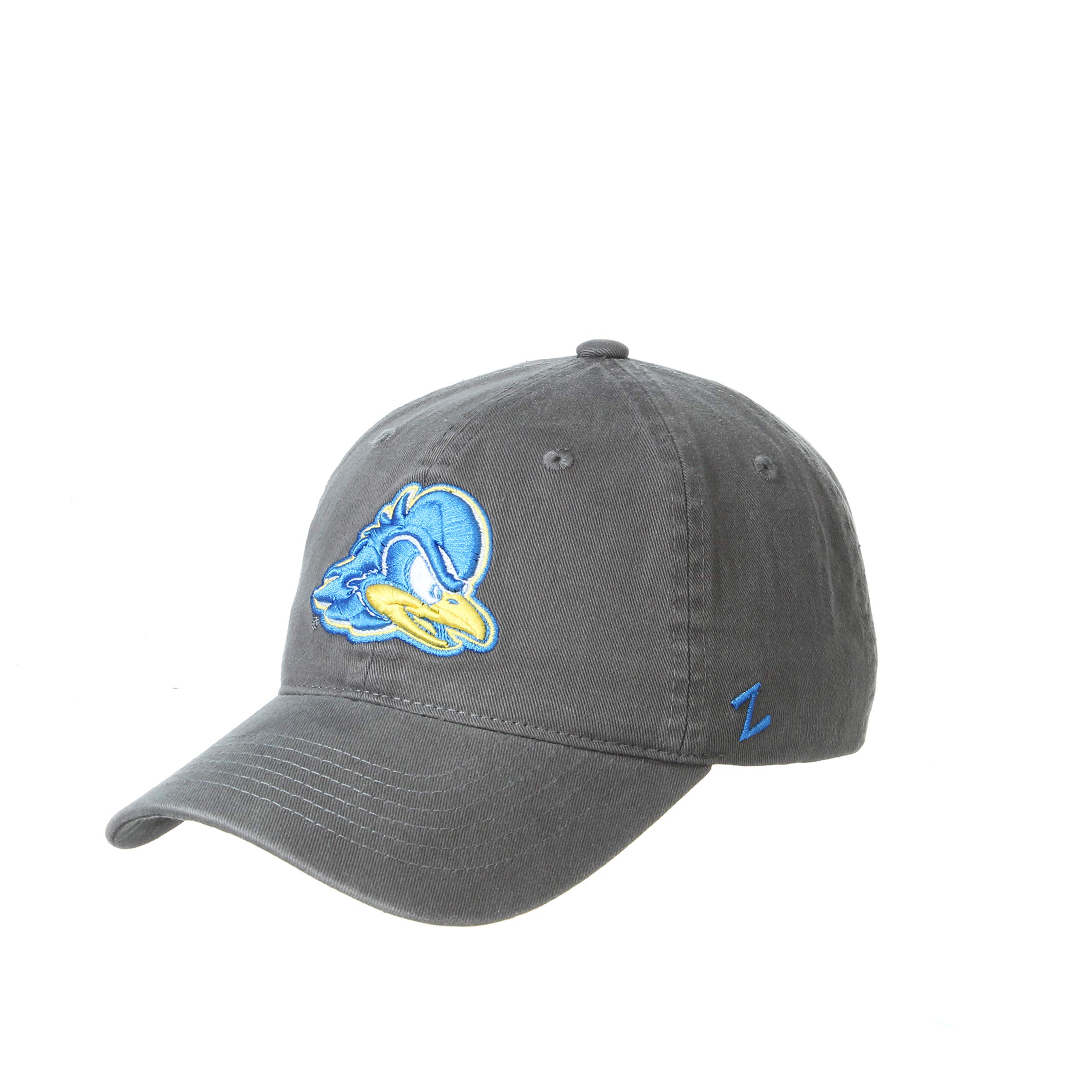 NCAA Delaware Fightin Blue Hens Mens Adjustable Scholarship Hat Charcoal Delaware Fightin Blue Hens Charcoal Adjustable One size
