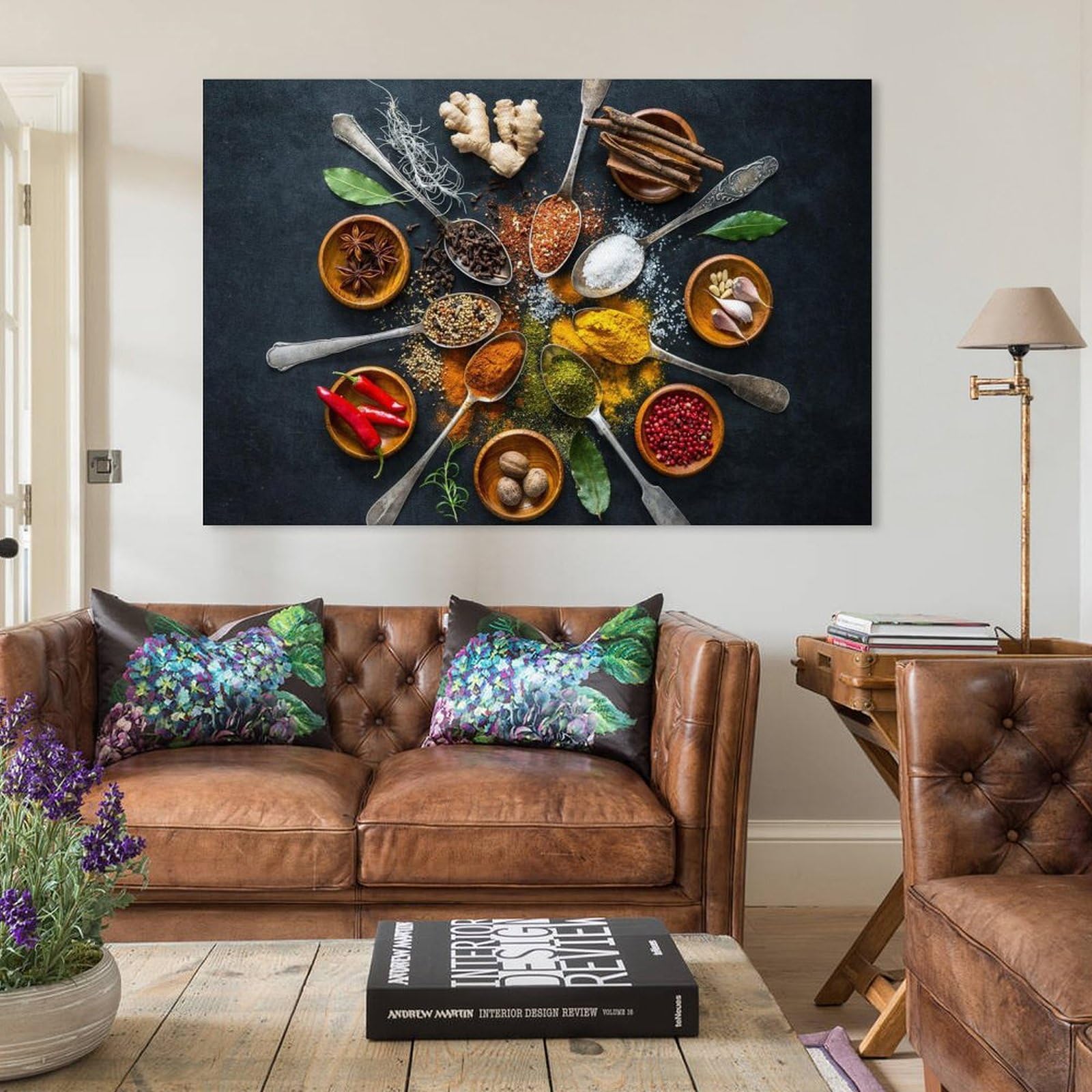 Amazon.co.jp: 食品スパイスポスター ポスター装飾絵画キャンバス壁