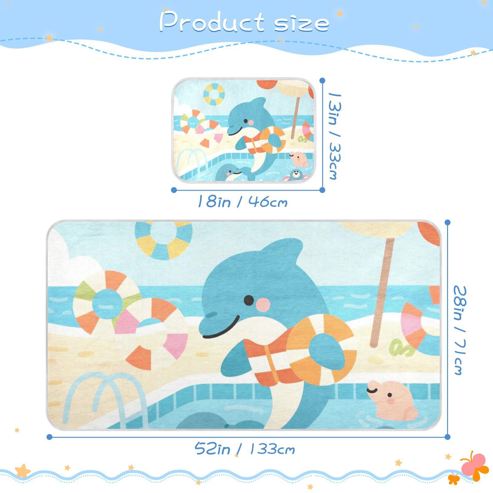 Cooling Baby Waterproof Crib Mattress pad 28