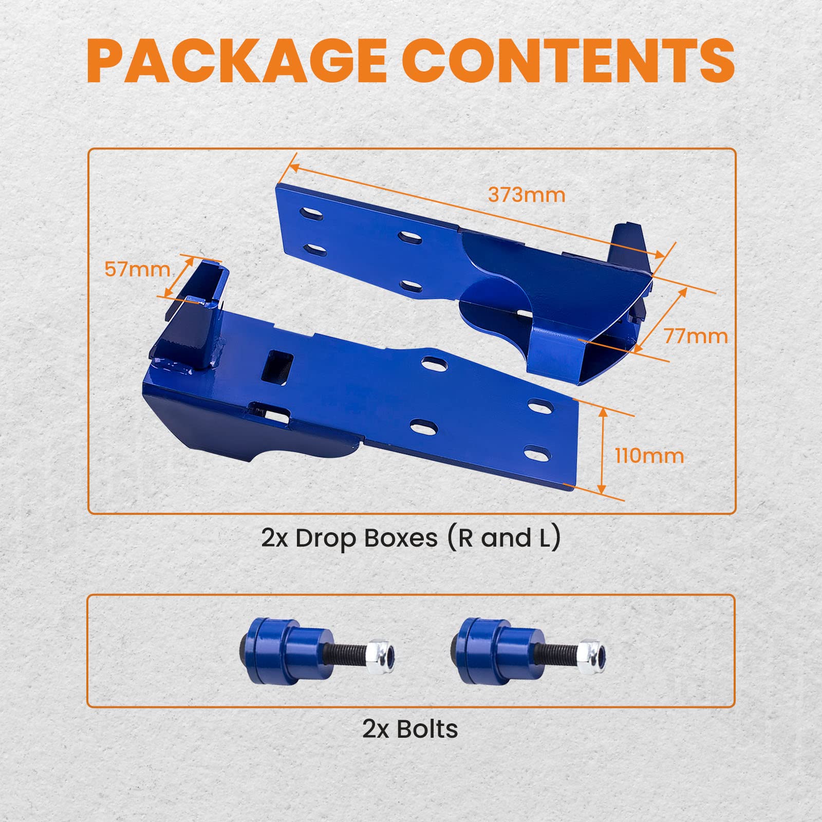 maXpeedingrods 3"-5" sospensione Dropbox per Nissan Patrol GU GQ Y60 Y61, kit di sollevamento, kit di sollevamento