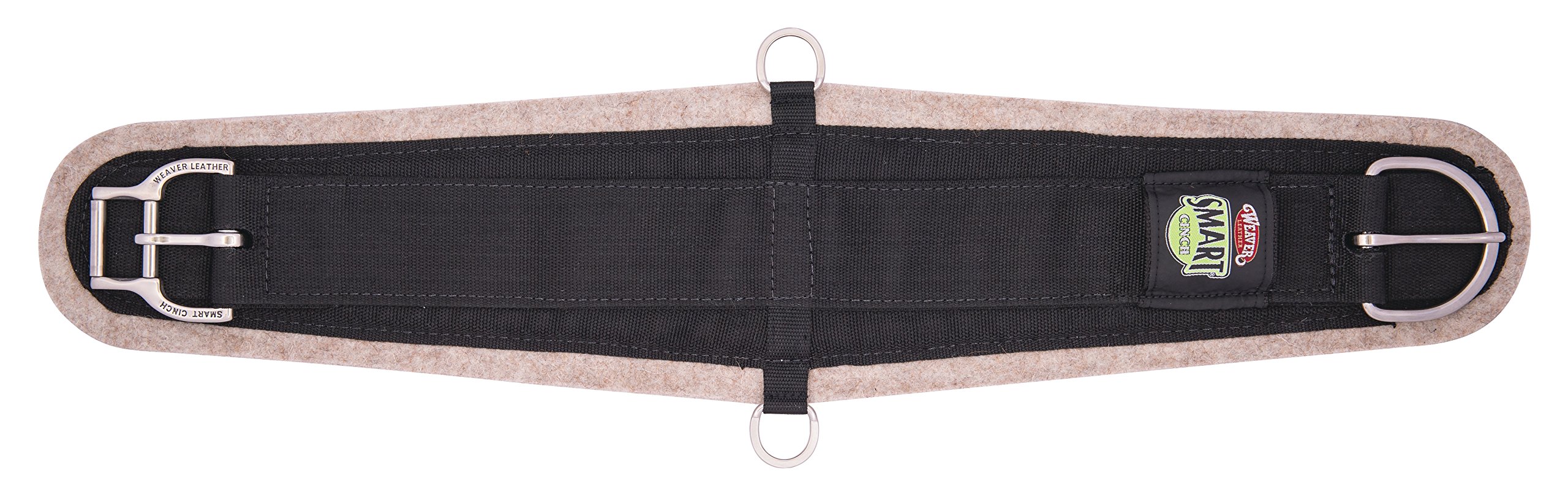 Weaver Leather Wool Blend Felt Lined Smart Cinch, Straight,