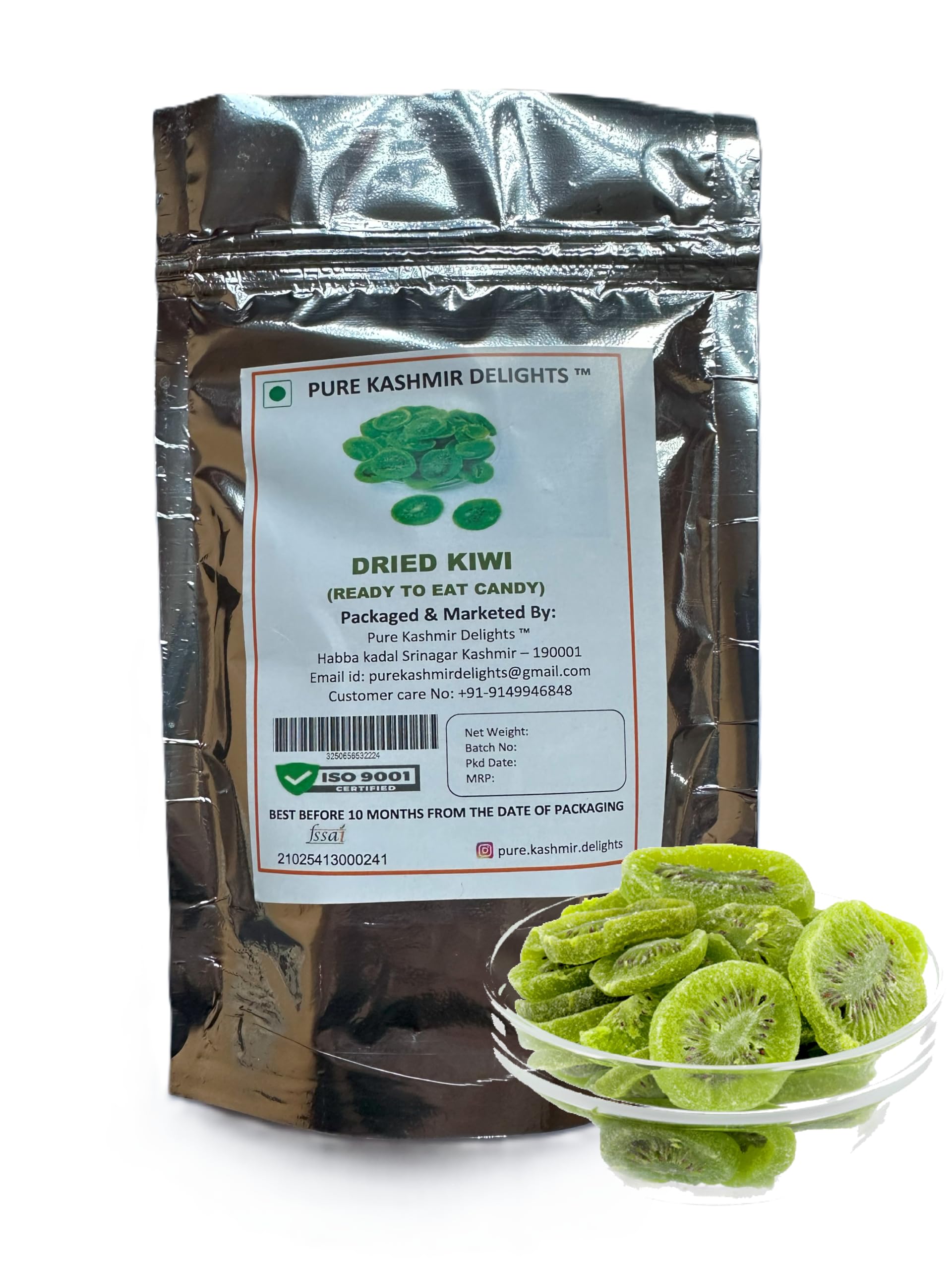 Pure Kashmir Delights | Premium Dried Kiwi Slices 1KG | Candied Dry Fruit Naturally Sweet and Dehydrated | Rich In Vitamins & Minerals, Antioxidants, Preservative Free & 100% Natural | Sugar Added-picture-39