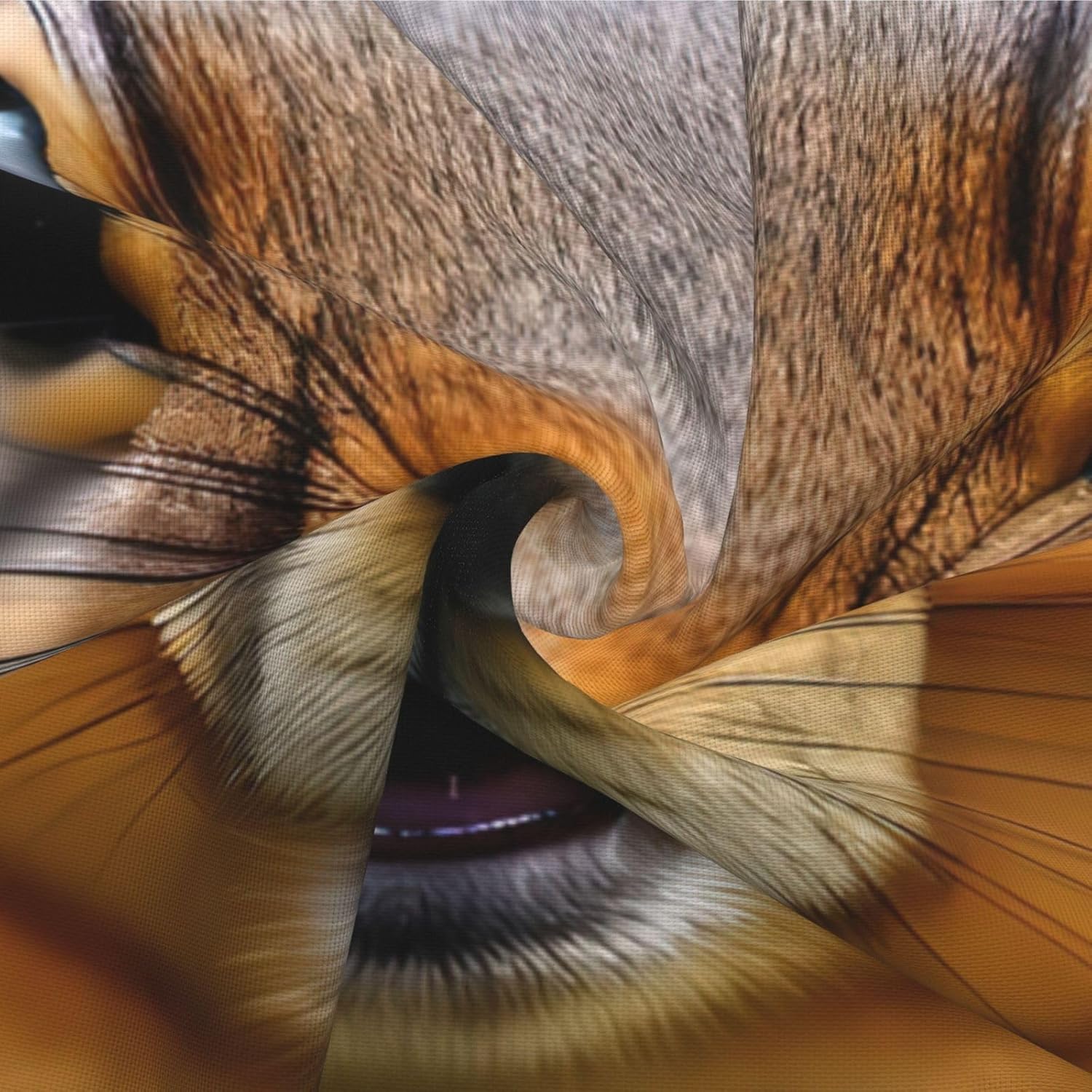 Squirrel Funny Animal Imitation Linen Pillowcase -2 Sets, Fashionable Home Decoration, Used for Sofas, Gardens, beds