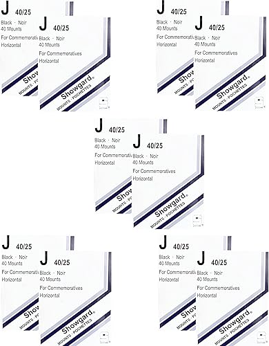 Miniatura 9 de Showgard Soportes para sellos negros precortados tamaño CV3150