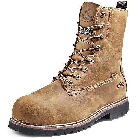 Kodiak Men's 8" McKinney Composite Toe Waterproof Industrial Boot