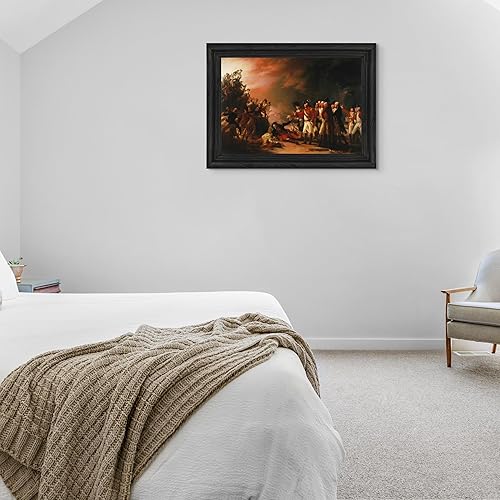 Vista 90 de Declaración de independencia de John Trumbull - Lienzo enmarcado para decoración de pared, lienzos de reproducción de pintura fina Impresión