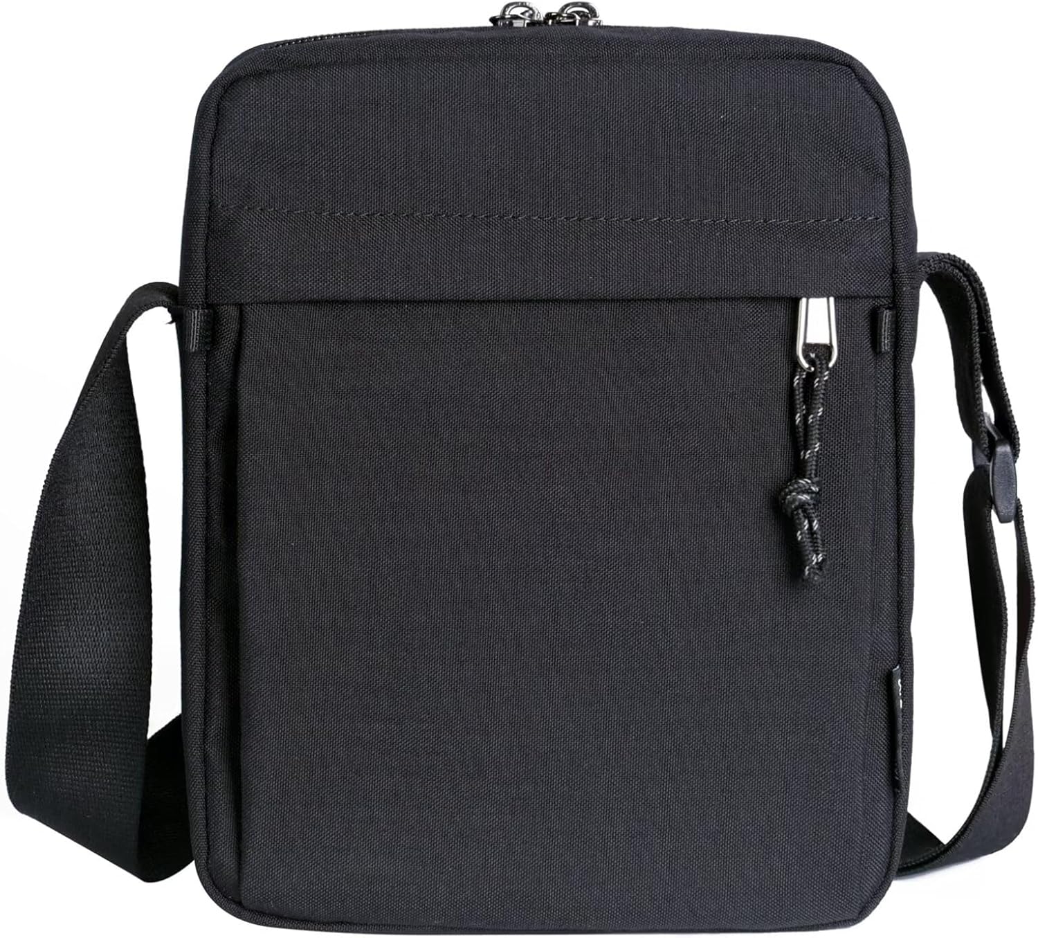 Shoulder Bag Water Repellent Durable Crossbody Bag with Reflective Zipper Rope and Soft Strap for Adult