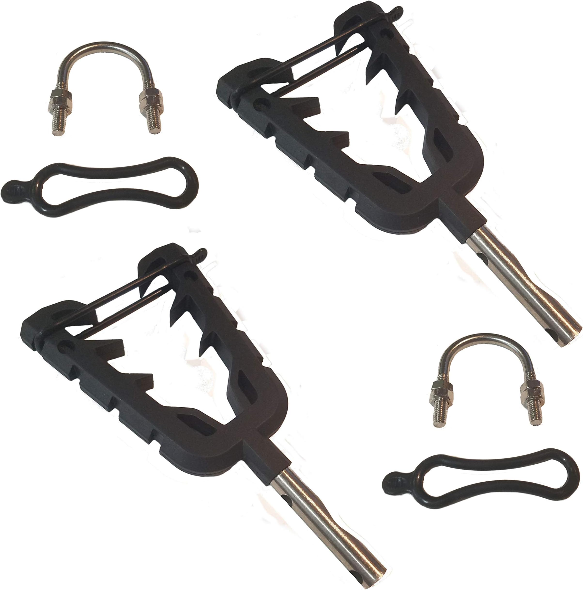 Zoom Zoom Parts Universal Handlebar ATV UTV Dirt Bike Bow Rack Utility V GRIP Holder 1 1/4" Bar FREE 2 DAY SHIPPING