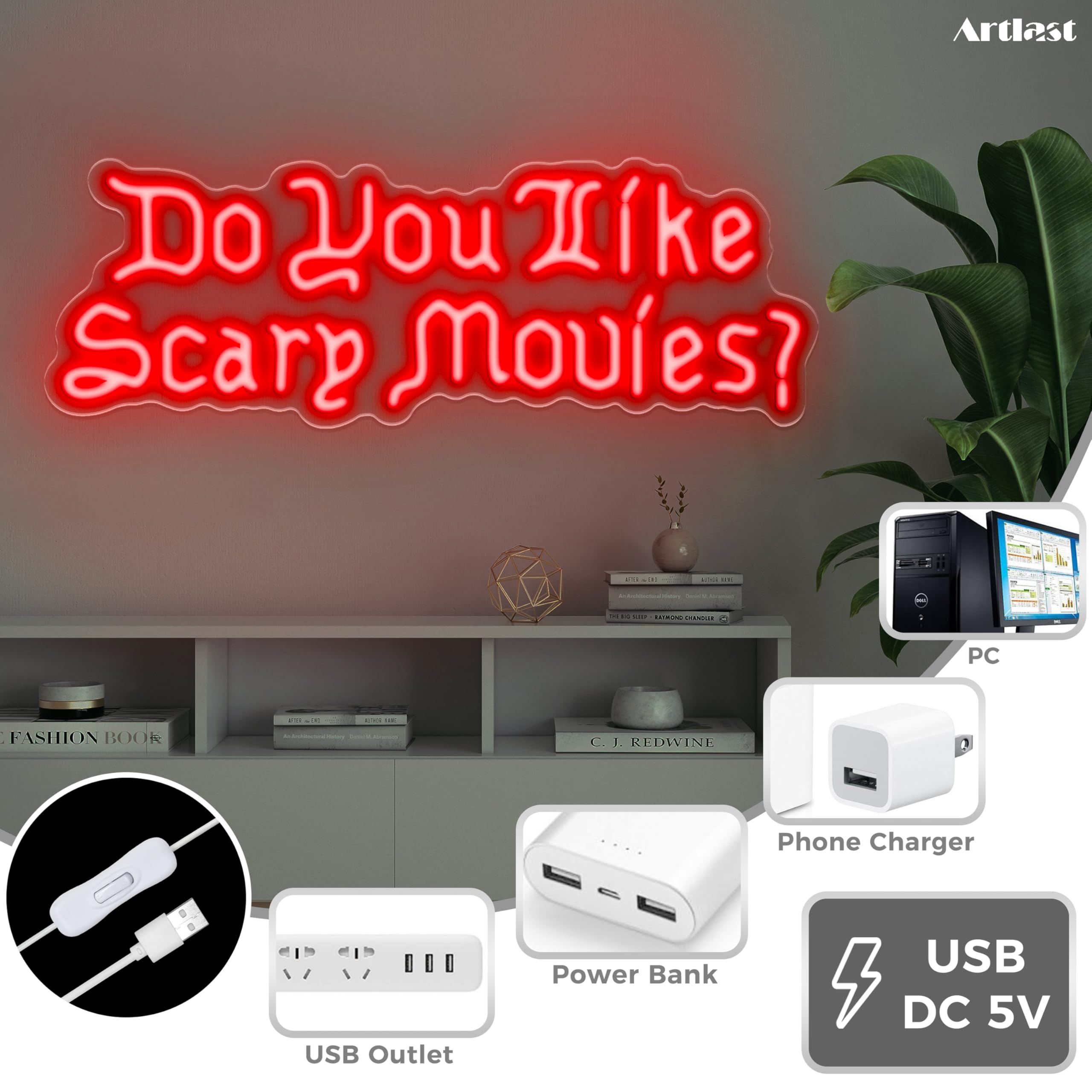 Do You like Scary Movies Insegna al Neon LED Luce al Neon per Film Notte Decorazione per Feste Horror Film Camera Insegna al Neon Film Spaventosi Segno Gotico Carattere Decorazione di
