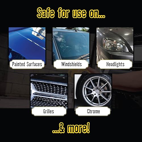 Miniatura 7 de Chemical Guys CWS_104_64A - Paquete de lavado de autos, secado y brillo  Jabón concentrado para quitar insectos y alquitrán, 64 onzas (0.5 galones)