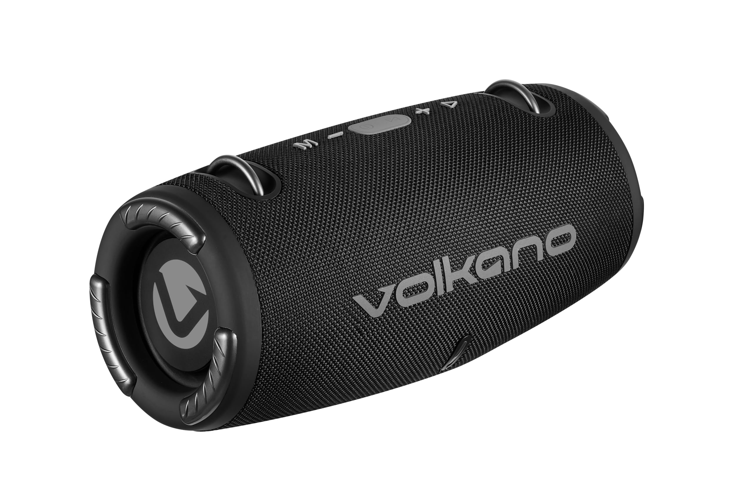 Volkano SonicBeam: High-Fidelity Bluetooth Speaker with Powerful Dual Drivers and Extended Playtime - Black