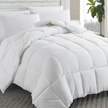 Down Alternative Comforter White King Size - All Season Duvet Insert