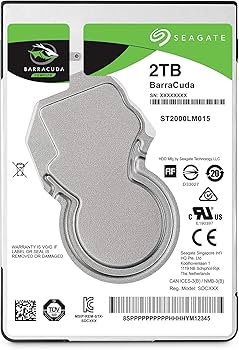 10時間24時間 Seagate Barracuda 2TB HDD 2台セット HDD Seagate Barracuda 2 TB P/ Notebook - ST2000LM015