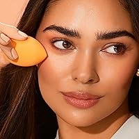 Vista 10 de Real Techniques - Juego de 8 piezas de brochas y esponjas Level Up, brochas de maquillaje para sombra de ojos, base, colorete y bronceador, esponja