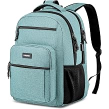 School Backpack Teenager Girls Backpack Women 15.6 Inch Laptop Backpack with USB Charging Port & Anti-Theft for School University Work Travel Hiking