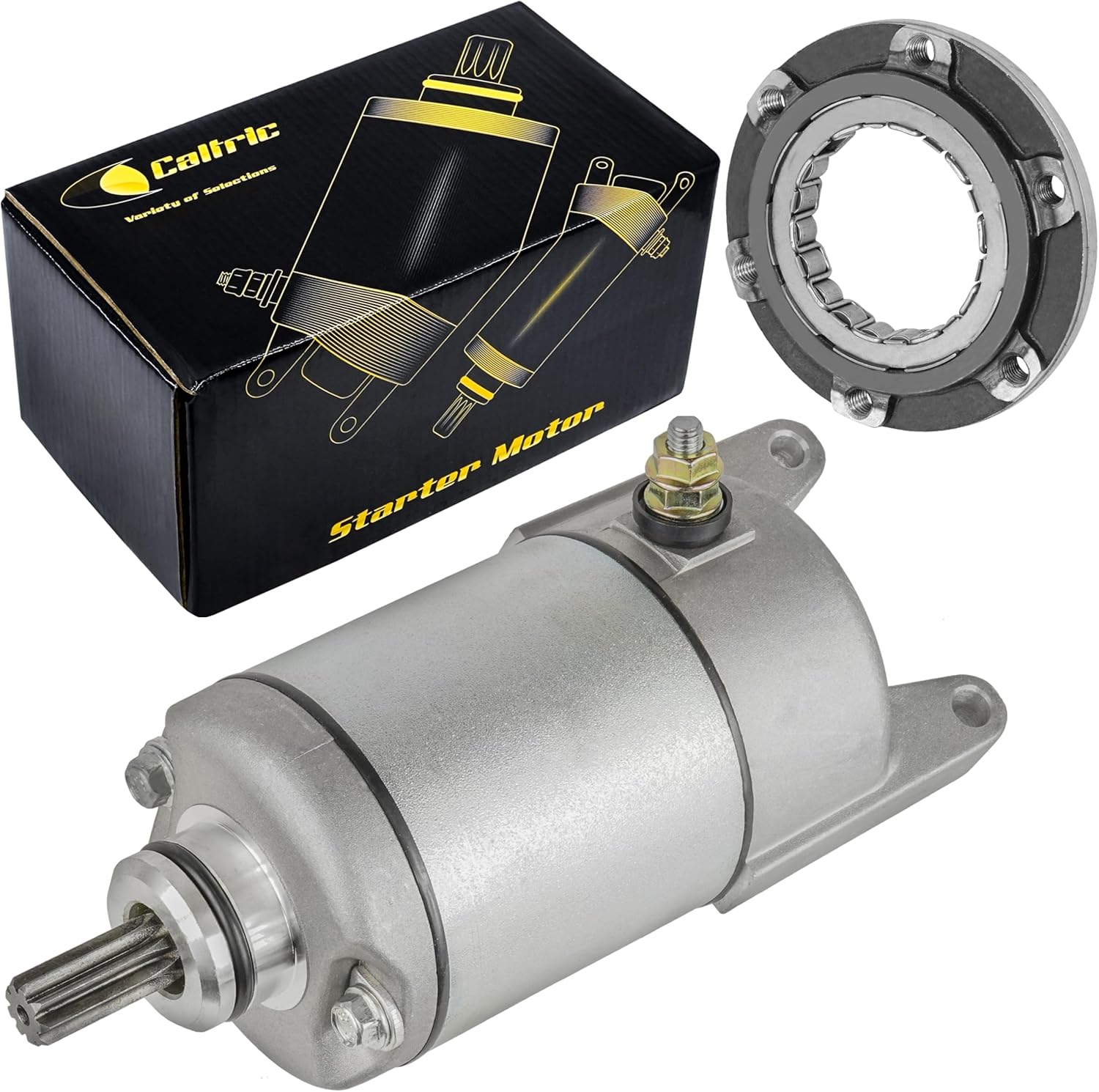 Caltric Starter & Clutch One Way Bearing Compatible With Kawasaki Bayou 400 Klf400B Klf-400B 4X4 1993-1999