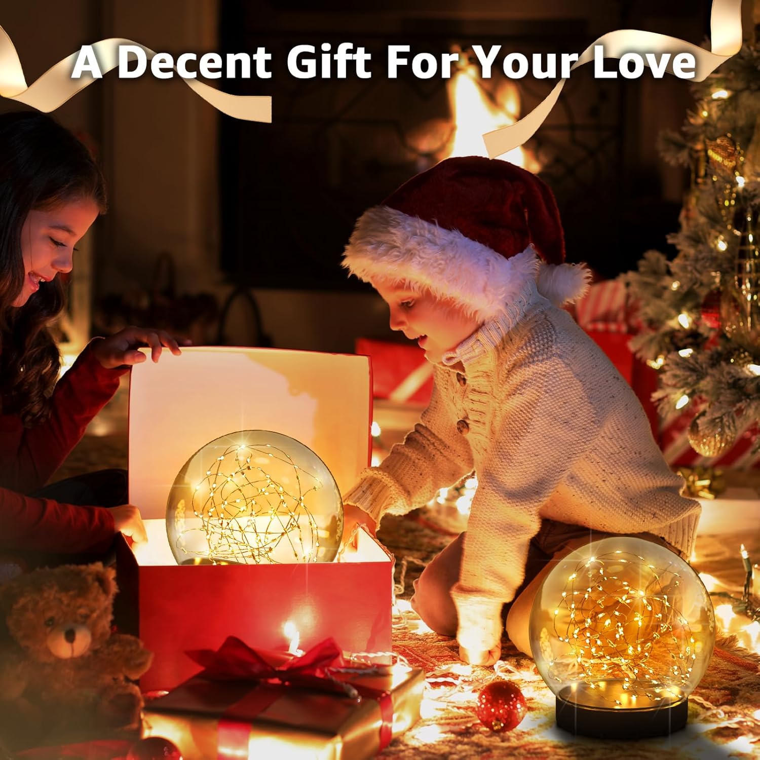 2-Pack 7.4x7.3 Solar Floating Pool Lights Ball Outdoor Water-Resistant IP66 Solar-Powered that Float Candles Flickering Lights for Swimming Pool Decor Pond Garden Party