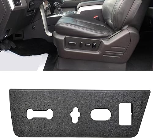Miniatura 2 de Se adapta a Ford F-150 2009 2010 2011 2012 2013 2014 Asiento delantero del conductor del interruptor de la carcasa del interruptor del panel de bisel