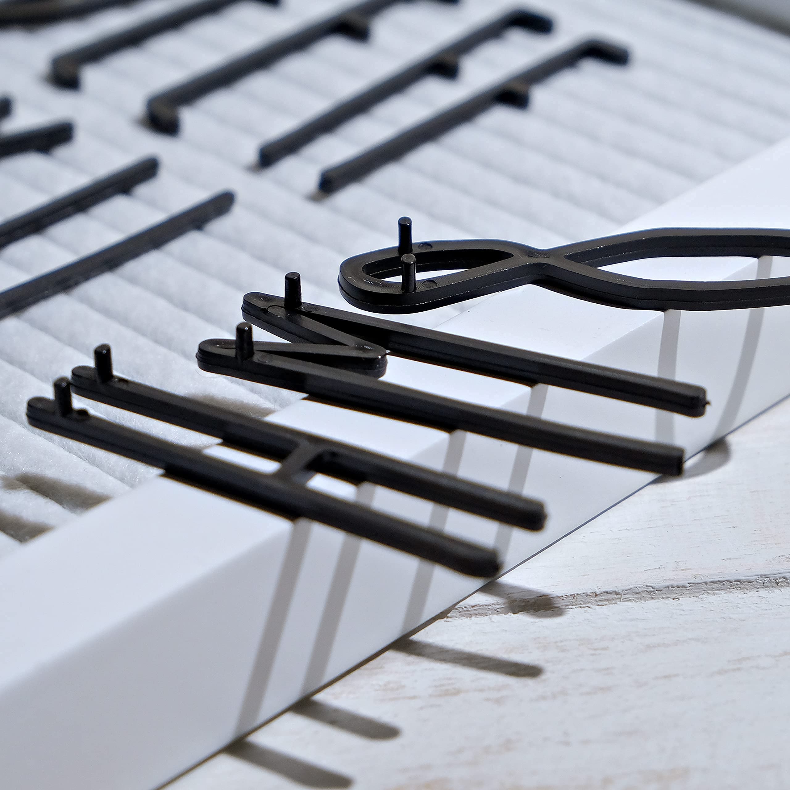 Skinny Letterboard Letters Set, Rae Dunn Inspired Font Letters for Letter Board, Changeable Felt