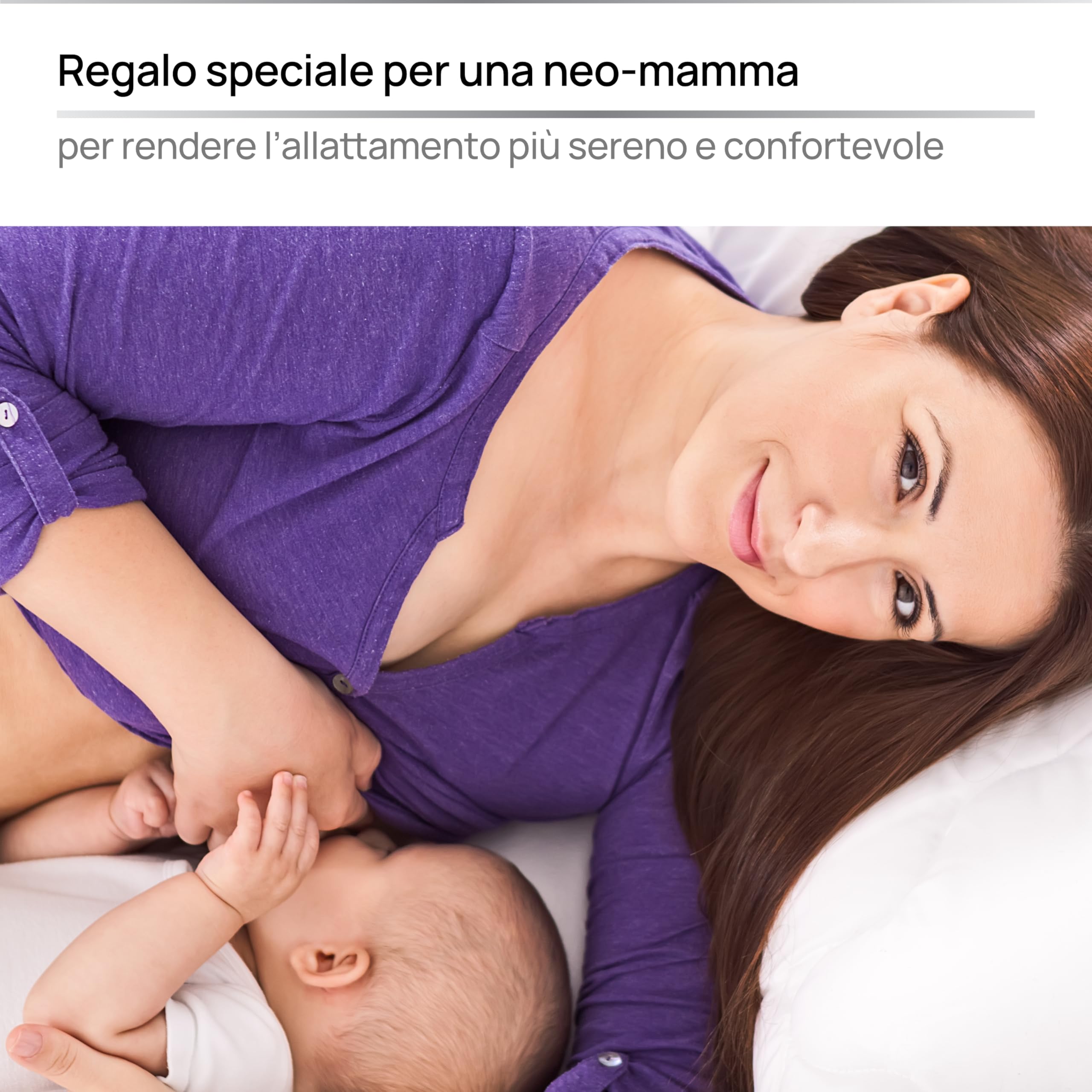 COVERbasics Paracapezzoli in Argento (SilverCups) Coppette Proteggi Capezzoli per Aiutare a Prevenire e Lenire Le Ragadi al Seno Durante l' Allattamento (Regular)