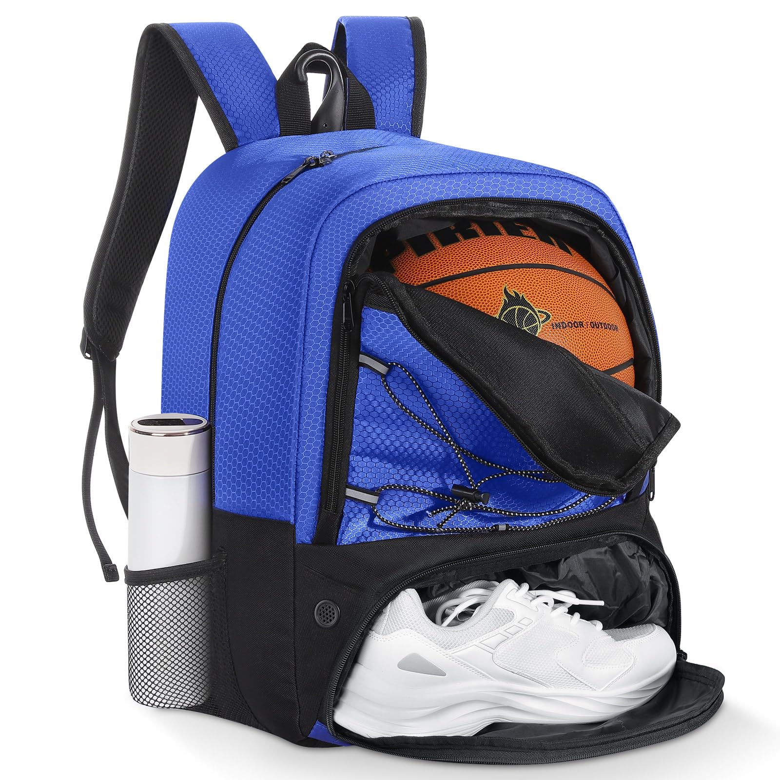 MoKo Sac de basket-ball pour homme et femme avec compartiments MoKo Sac de basket-ball pour homme et femme avec compartiments