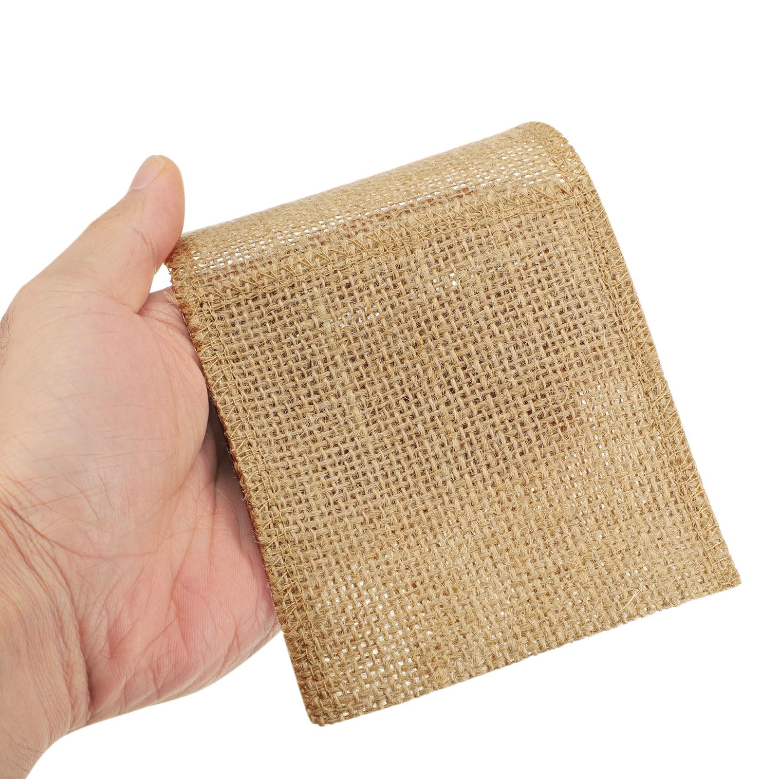 QUARKZMAN 24pz Portaposate in Iuta, 21cm x 10cm Pochette Portaposate Portaposate in Argenteria Sacchetto di Iuta Naturale per Decorazioni Feste Matrimonio