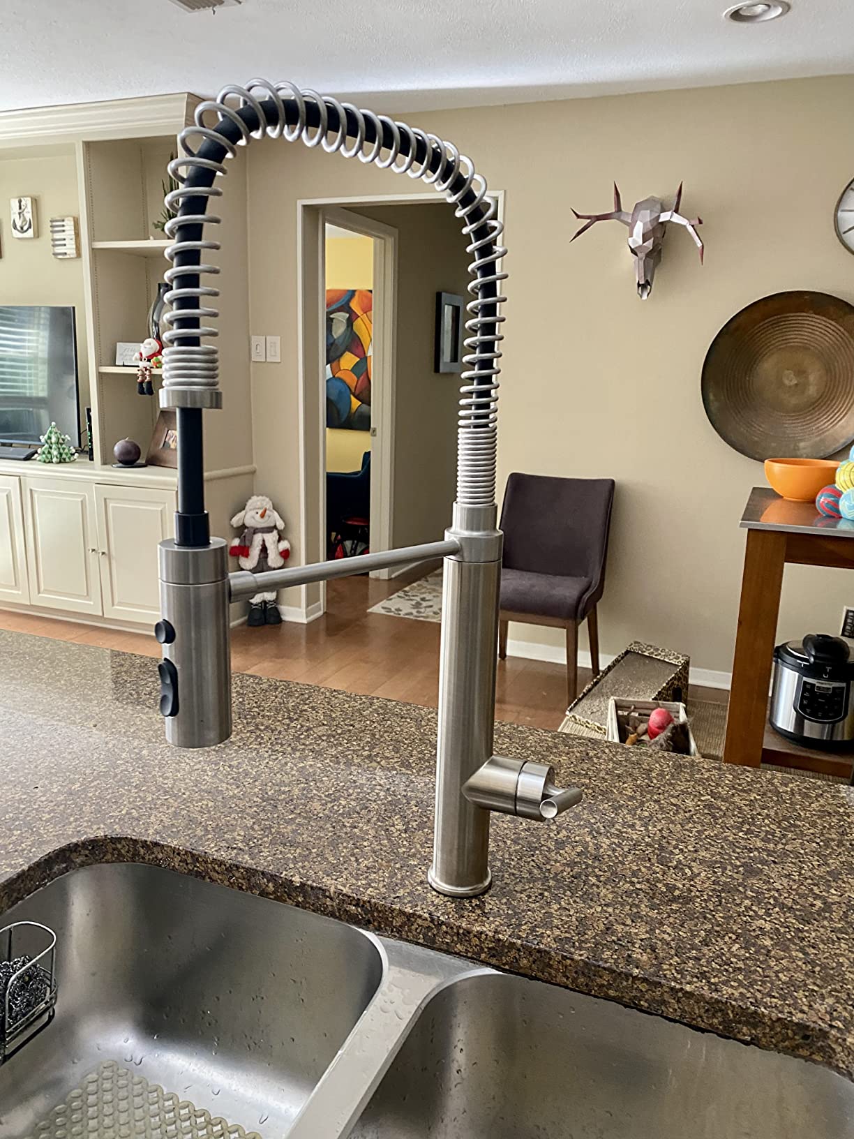 41/mo Finance Kohler 24982BL Purist Pull Down Kitchen Faucet