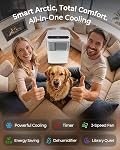 16000 Btu Portable Air Conditioners for Large Room up to 750 sq.ft 5-in-1 Smart AC Unit with WiFi APP/Remote Control, Fast Cooling, Dehumidifier & Fan, Window Kit Included