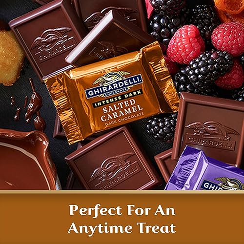 Vista 67 de Ghirardelli 72% Cacao Chocolate Oscuro Intenso Cuadrados - Contiene 55 Ghirardelli 72% Cacao Chocolate Negro Cuadrados
